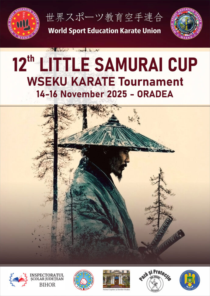 3 Promo – 12th LITTLE SAMURAI CUP – WSEKU KARATE Tournament – Oradea November 14-16 2025